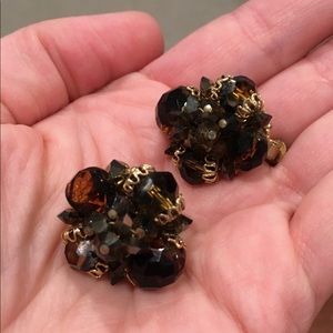 💞Bundle💞 Vintage Cluster Clip On Earrings